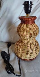 base lampada vimini