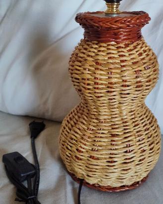 base lampada vimini
