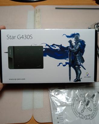 tavoletta grafica star g430s XP pen 4x3" nuova 
