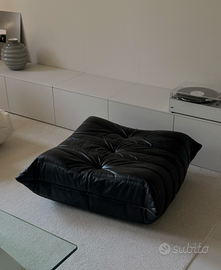 Togo Ligne Roset - Pouf Pelle Nera