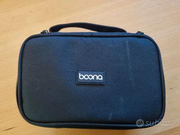 Custodia organizer rigida nera per accessori