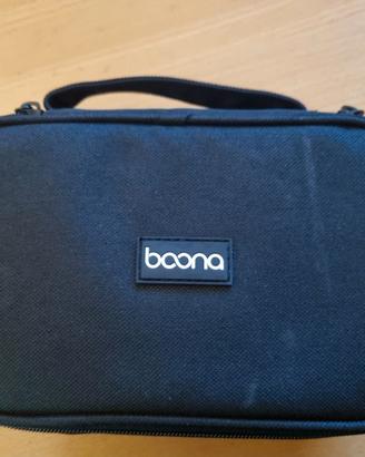 Custodia organizer rigida nera per accessori