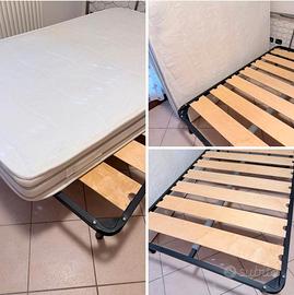 Rete e materasso una piazza e mezo