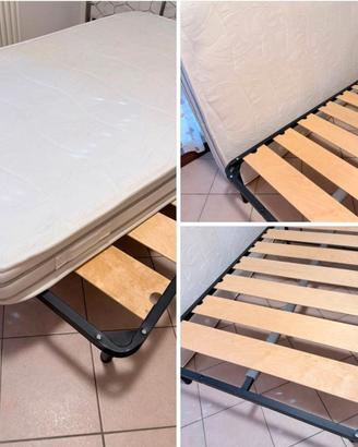 Rete e materasso una piazza e mezo