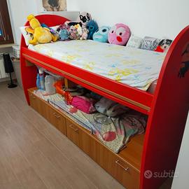 Letto a scomparsa cameretta smart