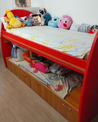 Letto a scomparsa cameretta smart