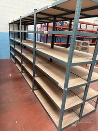 Lotto scaffalature metalliche 120x50x200