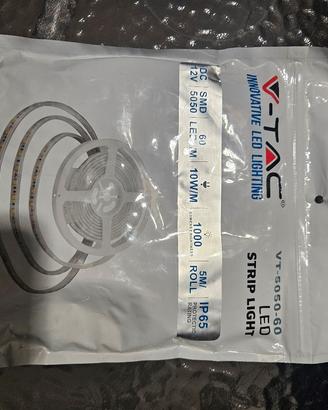 Strip LED 10,8W/m 5m  12V 6400k