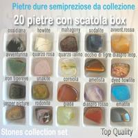 20 MINERALI DA COLLEZIONE indicazioni e BOX