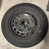 4 Cerchi in ferro, compreso gomme invernali
