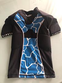 Maglia con protezioni rugby 11/12 anni