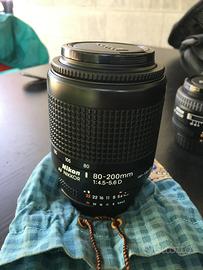 Obbiettivo Nikkor AF 1:4.5/5.6 f= 80/200mm