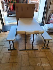 Tavolino e panchine per esterno/interno x bambini