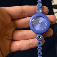 Orologio stroili blu con cinghino luccicante