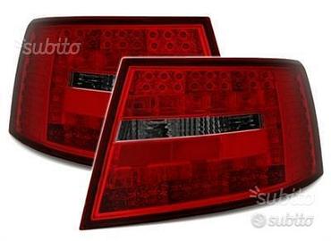 Fari posteriori led audi a6 4f berlina rosso
