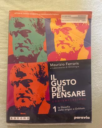 Il gusto di pensare 1 libro filosofia