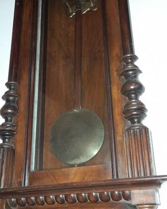 OROLOGIO VENETO A PENDOLO DA MURO DELLA META' 800