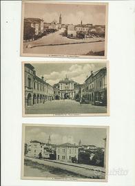 lotto di 3 cartoline di san benedetto po mantova