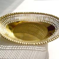 Centrotavola in ottone vintage