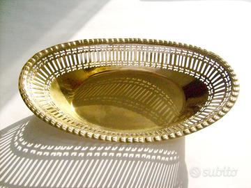 Centrotavola in ottone vintage