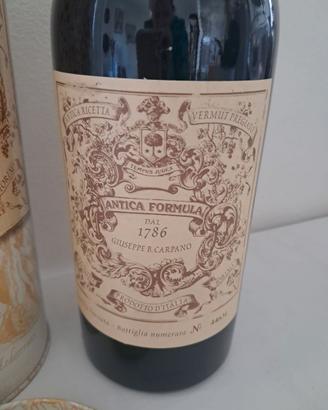 Bottiglia da collezione Carpano Antica Formula, co