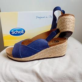 sandali Scholl Rosaline suede • blu  • NUOVO