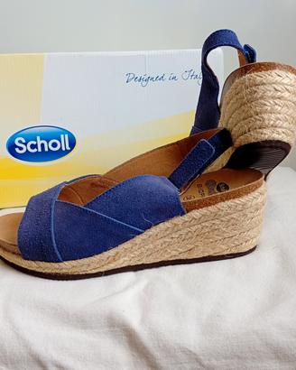 sandali Scholl Rosaline suede • blu  • NUOVO