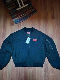 Kenzo Paris Black Bomber Jacket - Taglia M
