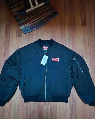 Kenzo Paris Black Bomber Jacket - Taglia M