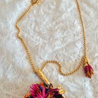 Collana Braccialini con ciondolo a fiore