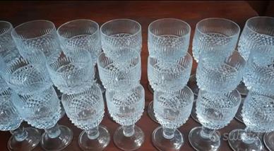 Meraviglioso set bicchieri cristalli