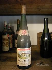 Bottiglia di vino traminer anno 1966