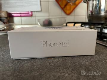 IPhone SE 2016 32GB bianco - scatola+cover