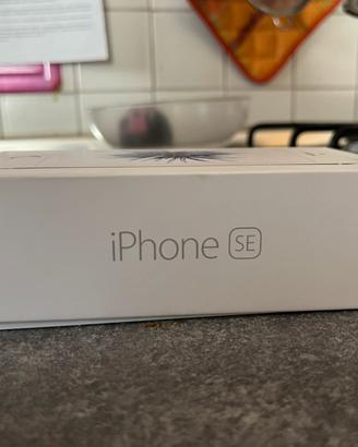 IPhone SE 2016 32GB bianco - scatola+cover