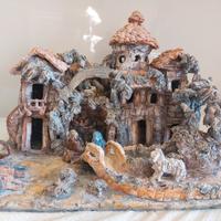 Borgo presepe ceramica NO SPEDIZIONE 