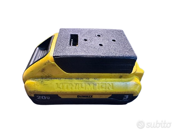 Supporti Batterie DeWalt 18V / 20V in ABS