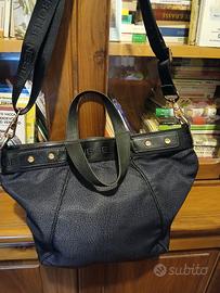 Borsa Borbonese modello Trapezio small, in tessuto