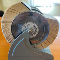 Schedario Rotativo Zeuss vintage modernariato