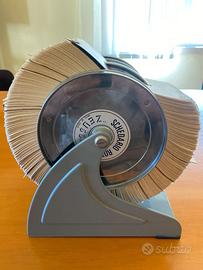 Schedario Rotativo Zeuss vintage modernariato