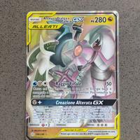 Arceus & Dialga & Palkia GX Tag Team Alleati Carta