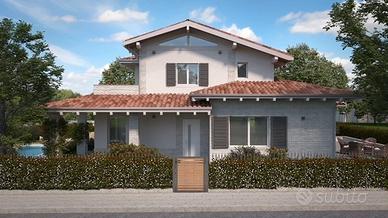 Villa singola su tre livelli di nuova costruzione