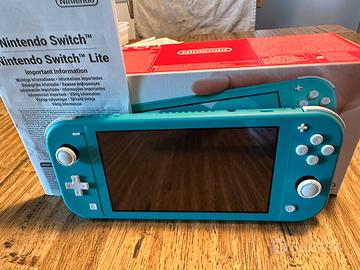 Nintendo Switch lite Turchese