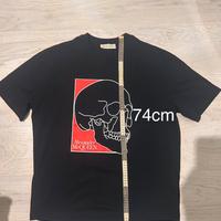 T-shirt cotone alexander mcqueen con stampa