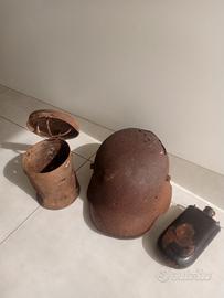 Elmetto, boraccia, austria , prima guerra ww1