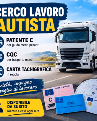 Autista C+CQC + Carta tachigrafica