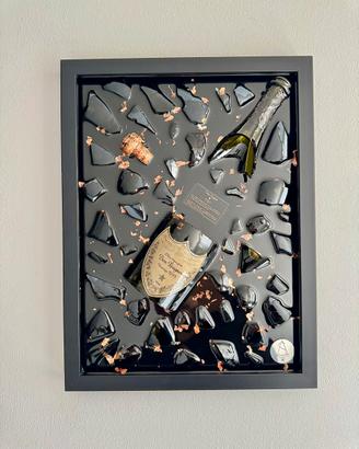 Quadro dom perignon vintage 32x42 cm
