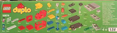 set treno su rotaie lego duplo