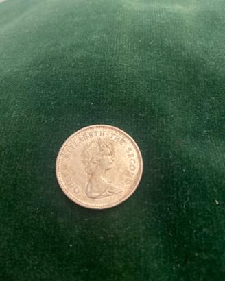Moneta da un dollaro hong kong 1979