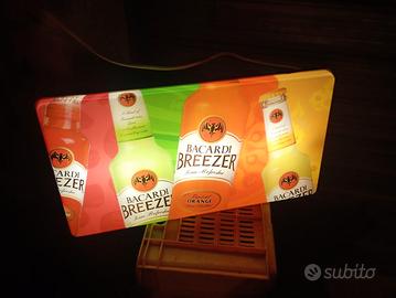 Insegna luminosa anni 80 Bacardi Breezer