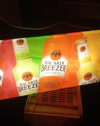 Insegna luminosa anni 80 Bacardi Breezer